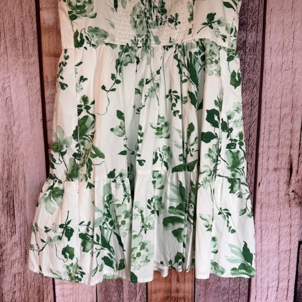Abercrombie & Fitch Dress Floral Smocked Tiered Cottagecore Summer Medium NWT - Picture 6 of 8
